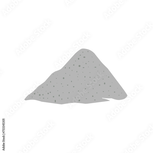 Pile Of Cement Powder 