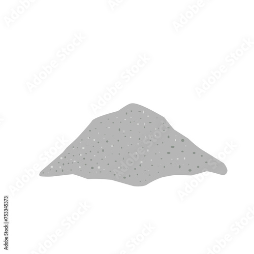 Pile Of Cement Powder 