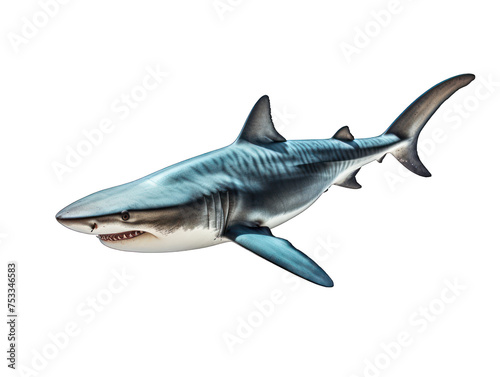 shark isolated on transparent background  transparency image  removed background
