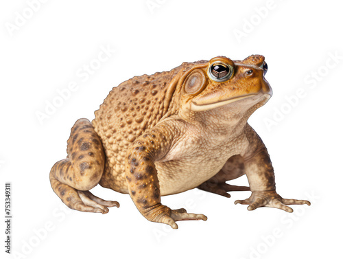 frog isolated on transparent background, transparency image, removed background