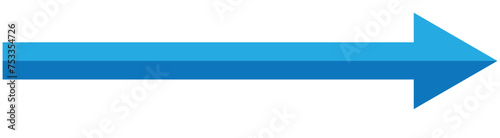 Free Download Long arrow vector icon. Black horizontal double arrow. Vector design. - GFXLoad