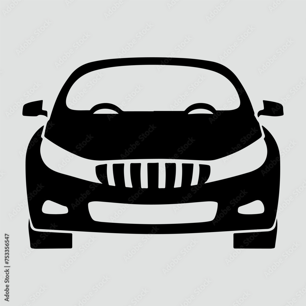 Car silhouette vector illustration