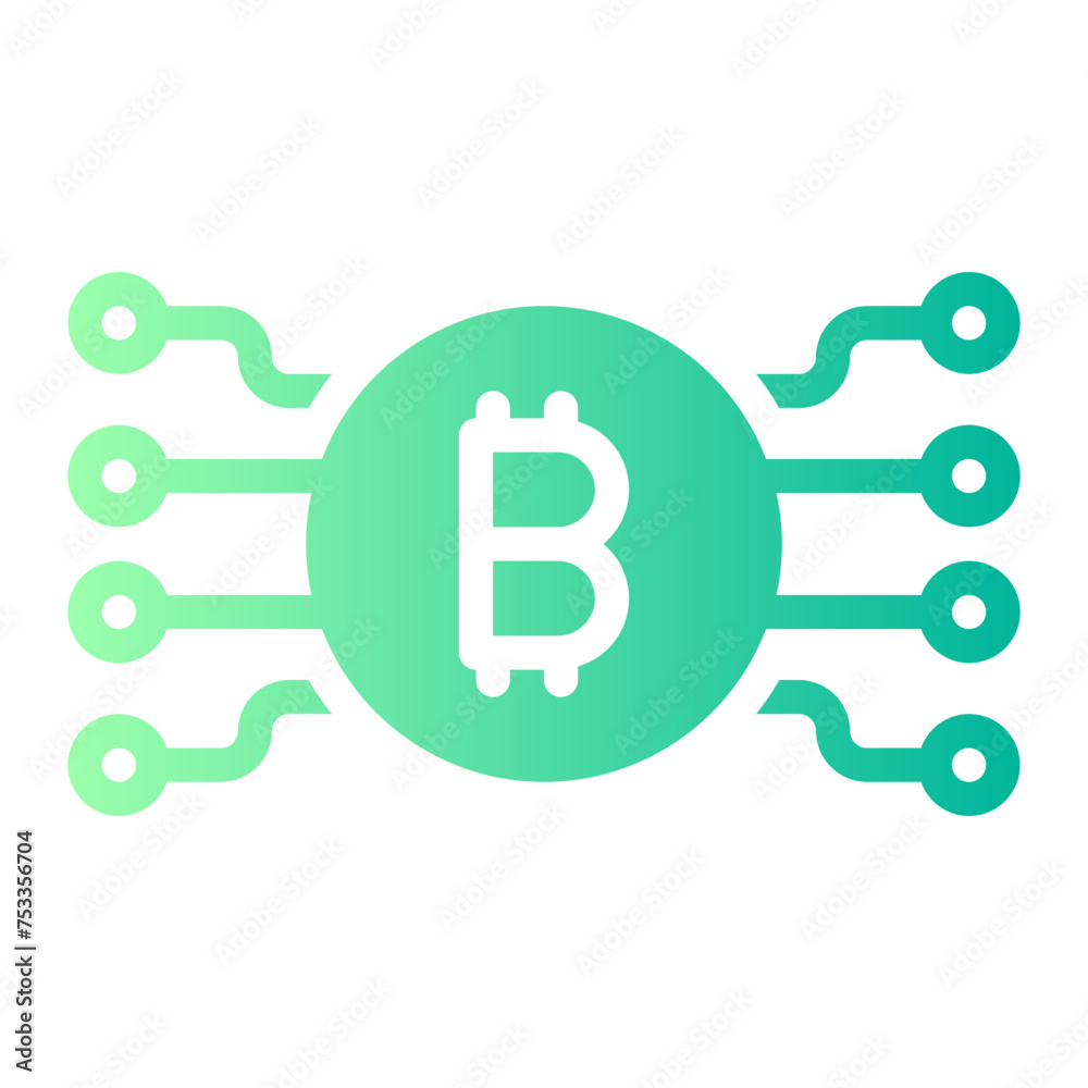 crypto gradient icon