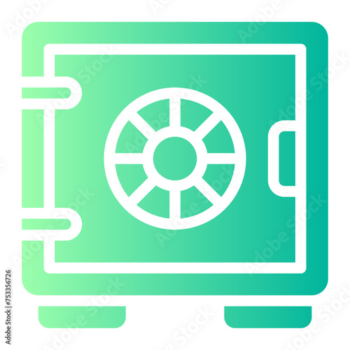 safe box gradient icon