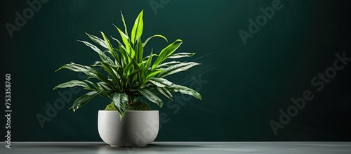 Artificial potted plant photography
