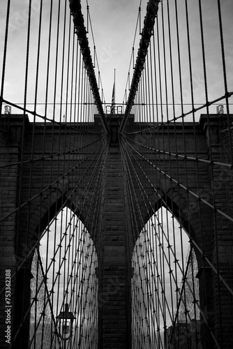 New York City Architecture, streets and people Black and white