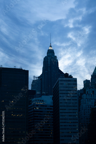 New York City Architecture, streets and people at night © CristianB.Ph