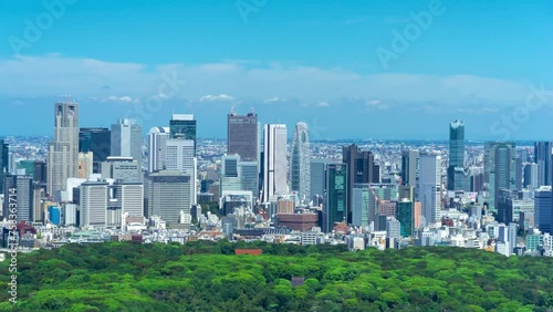 東京新宿タイムラプス　