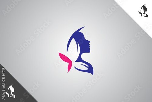 Beauty logo. Personal care and cosmetics brand identity design template. Perfect logo fit for business related to cosmetics and personal care industry. Isolated background. Vector eps 10.
