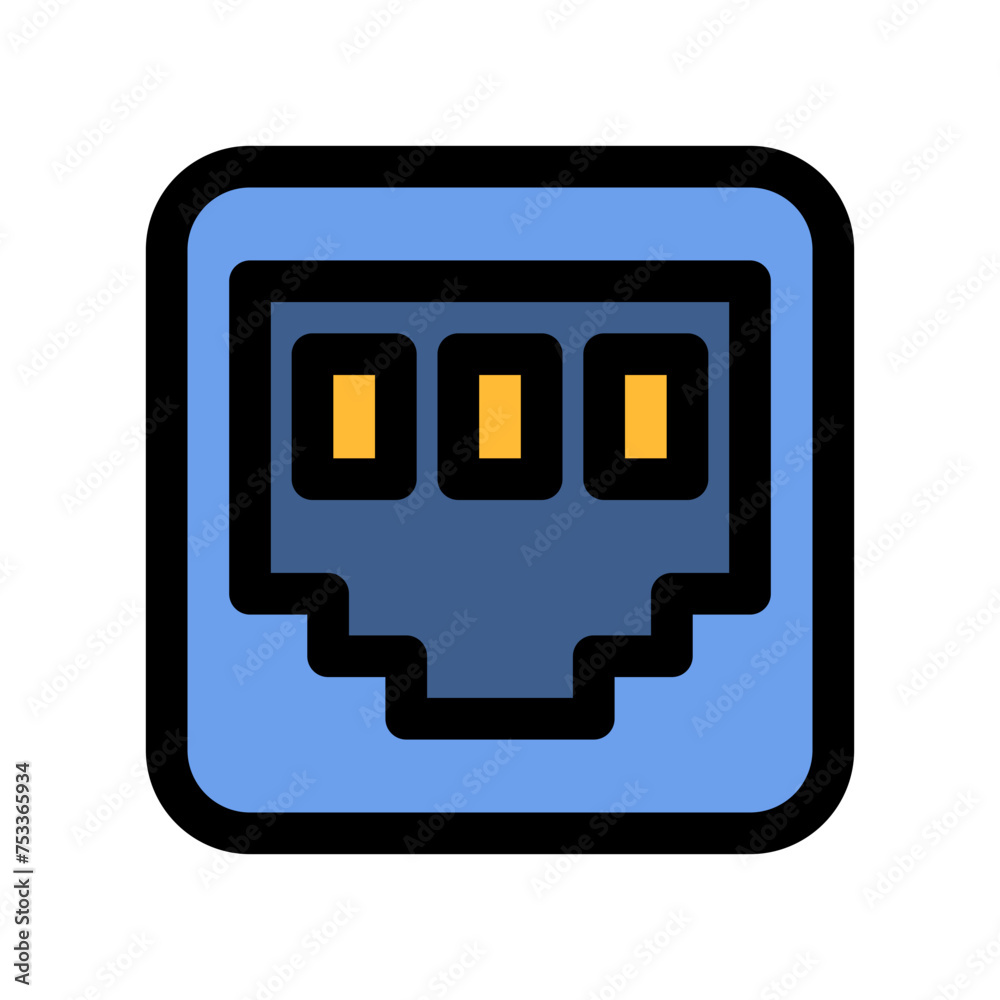 Ethernet Port Icon Ethernet Port Icon