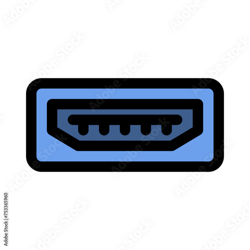 USB Micro B Port Icon