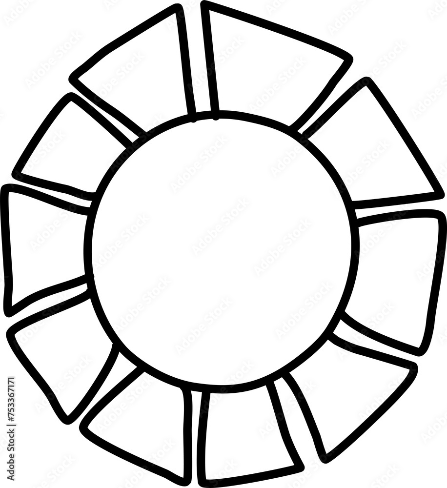 Sun drawing icon. Hand drawn set Sun drawing icon. Hand drawn set