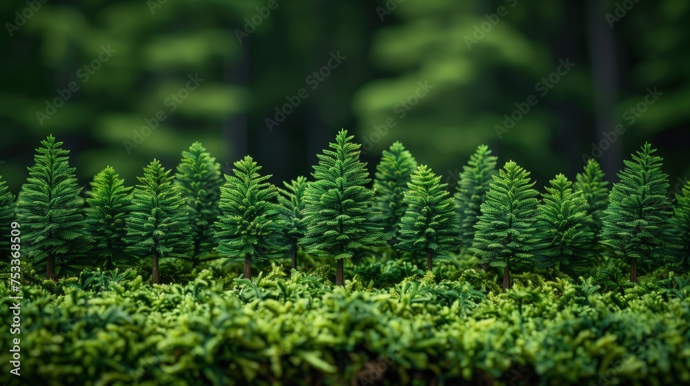 trees, forest and grassland, smart green sustainable landscape in line with sustainable development goals trees, forest and grassland, smart green sustainable landscape in line with sustainable development goals