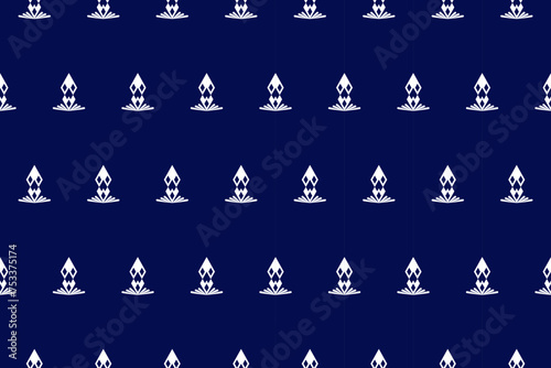 A beautiful Geometric Ornament Ethnic style border design for background, illustration, fabric,ethnic,clothing, carpet, silk,wallpaper, textile, batik,sarong,embroidery,card,backdrop,book cover.