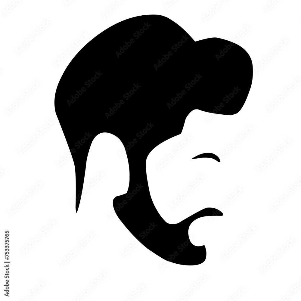 set beard and hairstyle vector illustration set beard and hairstyle vector illustration