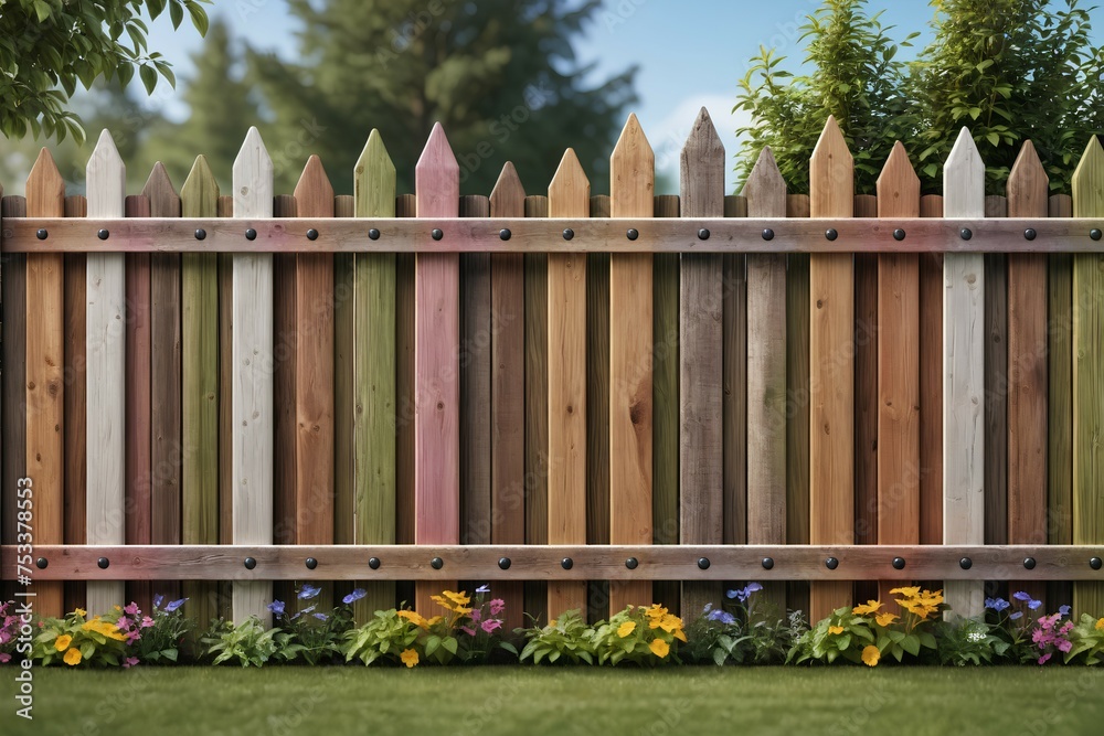 Fototapeta premium wooden fence_02