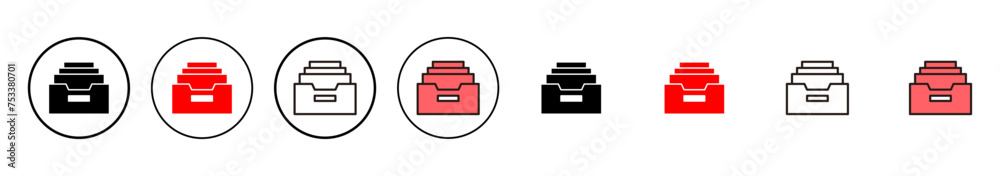 Archive folders icon vector illustration. Document vector icon. Archive storage icon. Archive folders icon vector illustration. Document vector icon. Archive storage icon.