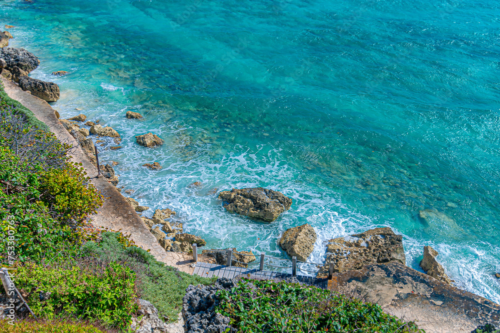 Isla Mujeres panoramic view from Punta Sur