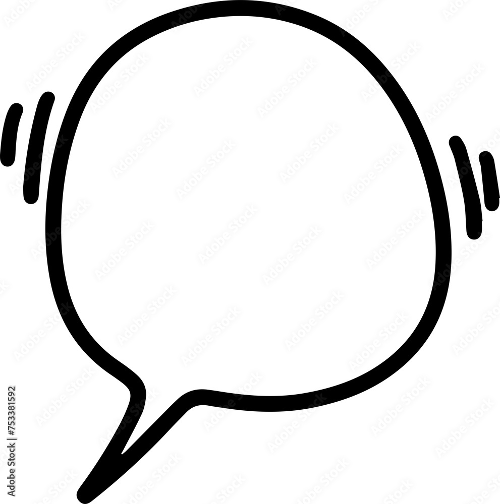 Speech bubbles text, chat, message