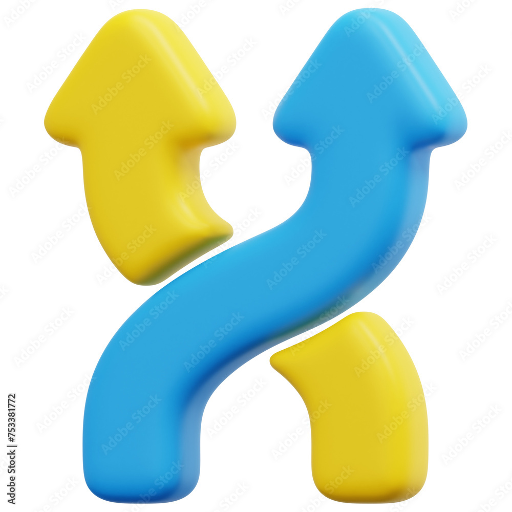 shuffle 3d render icon illustration shuffle 3d render icon illustration
