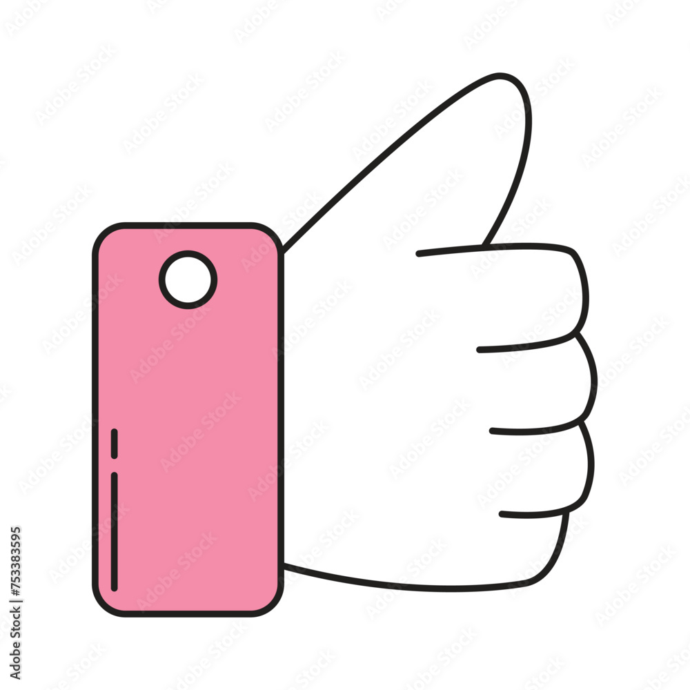 Hand Thumb Up icon. Finger up symbol. I like sign Hand Thumb Up icon. Finger up symbol. I like sign