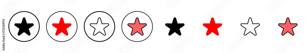 Star Icon vector illustration. rating sign and symbol. favourite star icon Star Icon vector illustration. rating sign and symbol. favourite star icon