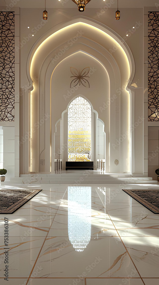 Fototapeta premium Interior of the Mosque 