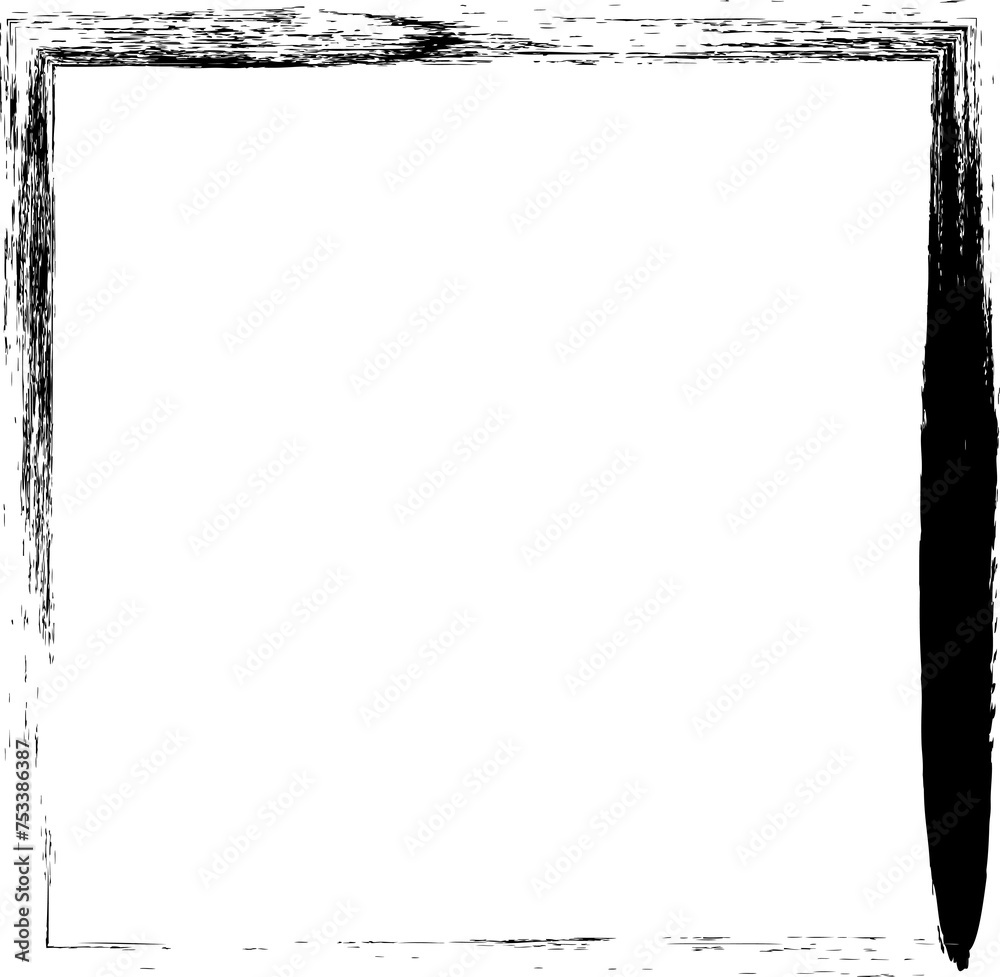 Obraz premium Square frames grunge style. Elements for design