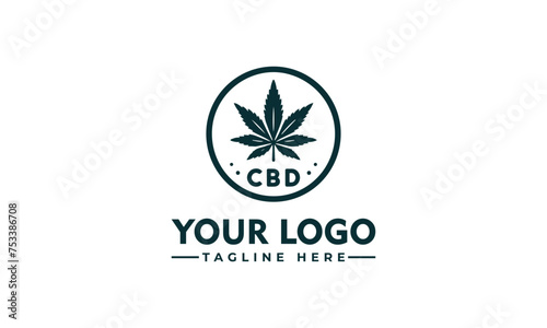 CBD Logo Vector Professional Cannabis Design for Business Identity Unique and High Quality Branding Symbol