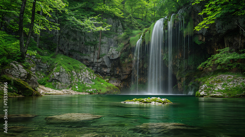 waterfall in the forest