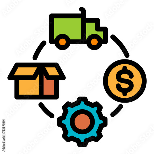 Supply Chain Icon