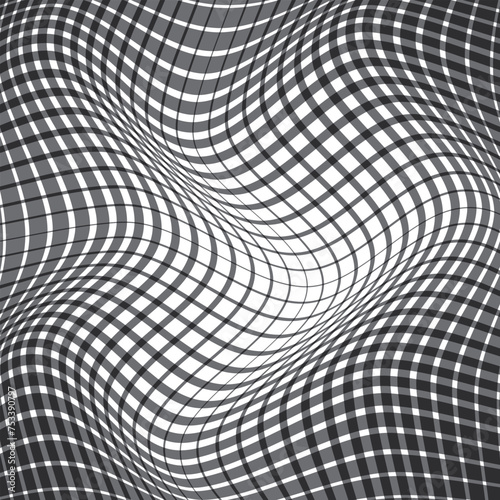 abstract geometric line wave pattern vector illustration.