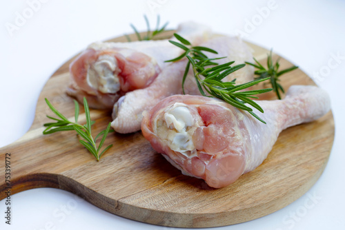 Raw chicken legs, meat for cooking