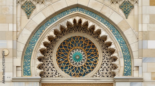Wall decoration of the Grande Mosque 