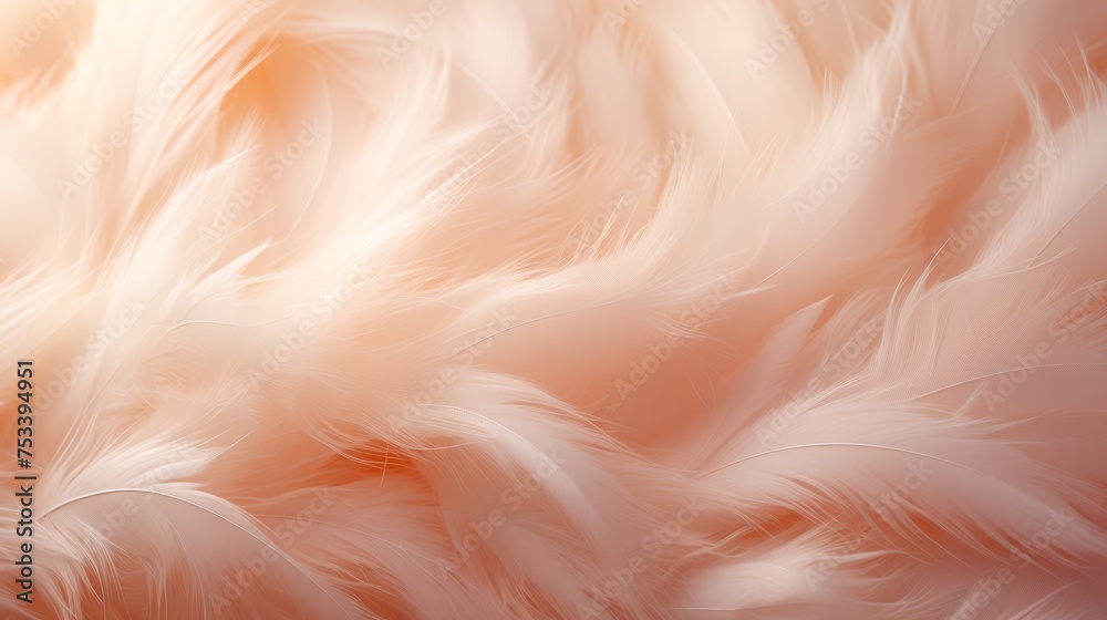 Soft feather texture, detail with surrounding space for copy