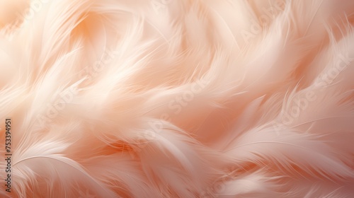 Soft feather texture, detail with surrounding space for copy