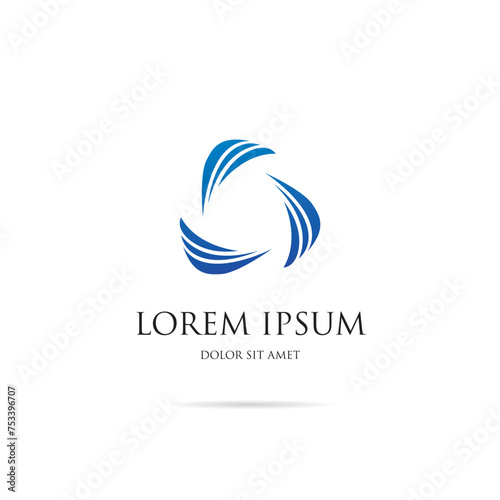 Abstract colorful corporate logo design