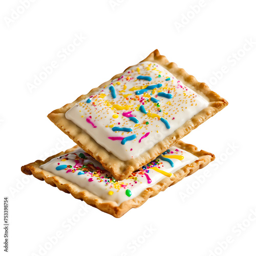 Pop Tart image isolated on a transparent background PNG photo