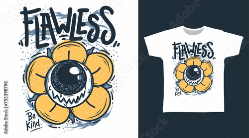 Flawless Eye Graffiti Tshirt Art Fashion Designs.