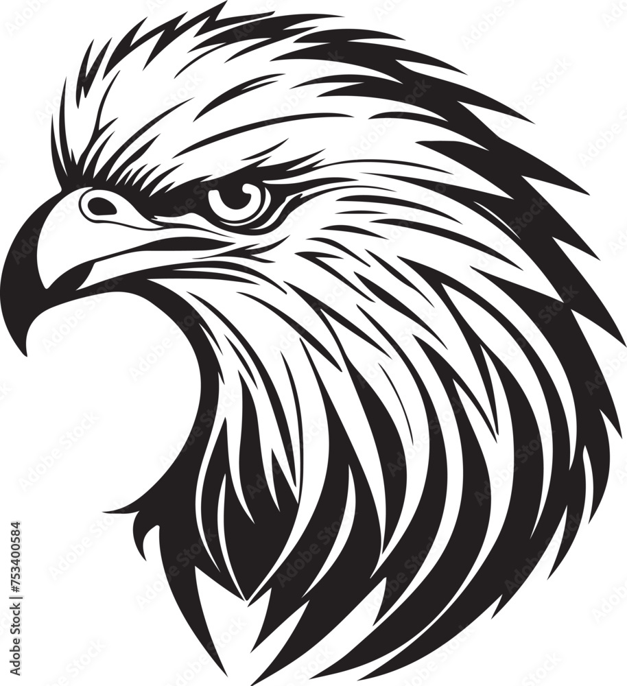 Obraz premium eagle head vector