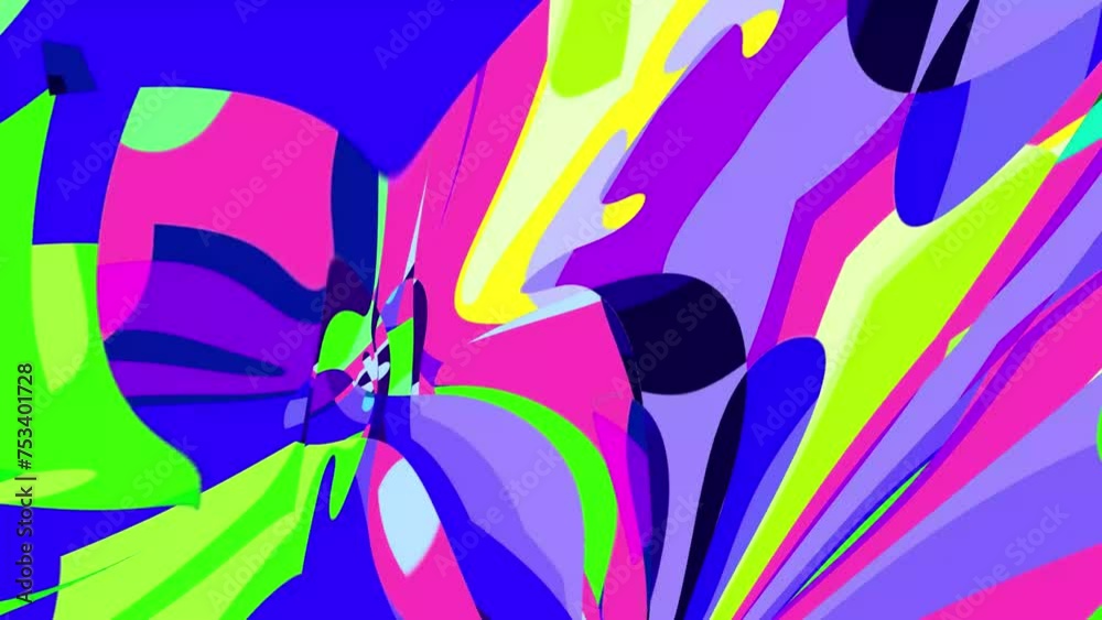 Colorful Geometric and Psychedelic Motion Graphic Video Animation Background for Summer Music
Colorful Geometric and Psychedelic Motion Graphic Video Animation Background for Summer Music