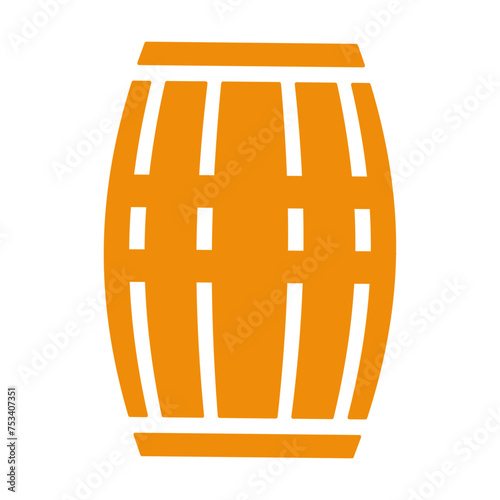 Yellow Barrel Icon