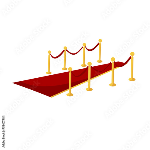 Red carpet illustration 
