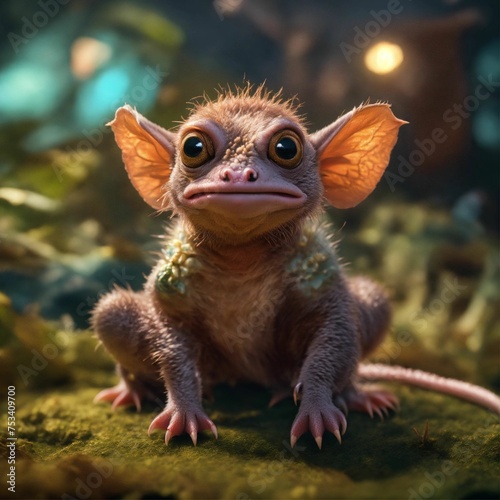 "extremely ultrarealistic photorealistic cute little ugliest creature holding its own baby professional photography, natural lighting, volumetric lighting maximalist photo illustration 8k resolution c