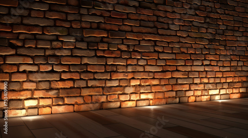 Brick wall spot light