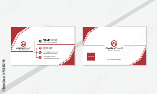 Doubie sided business card.