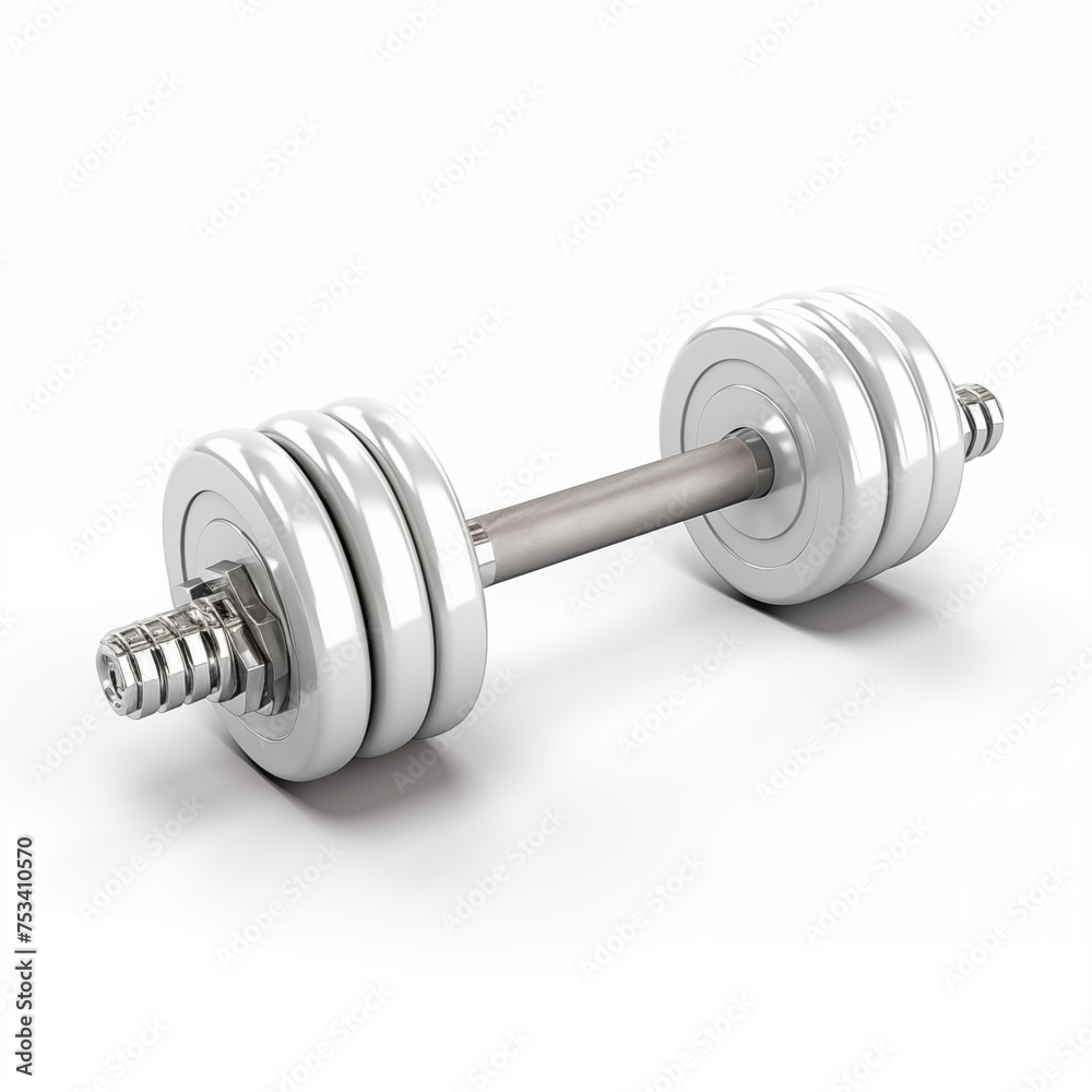 dumbbell isolated on white background dumbbell isolated on white background