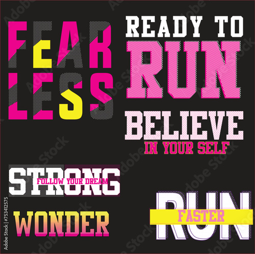 Slogan Vector Art Illustration.  Vintage Slogan T shirt Print Design. #slogan #vector