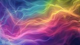 Abstract multicolor wavy line of light, neon glowing lines, magic energy space light concept, abstract background wallpaper design,brilliant color dynamic flow background
