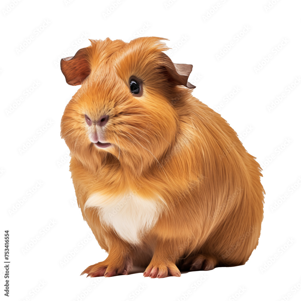 guinea pig isolated on white guinea pig isolated on white